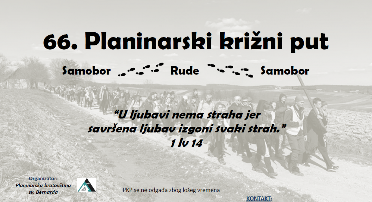 Otkazan 66. Planinarski križni put